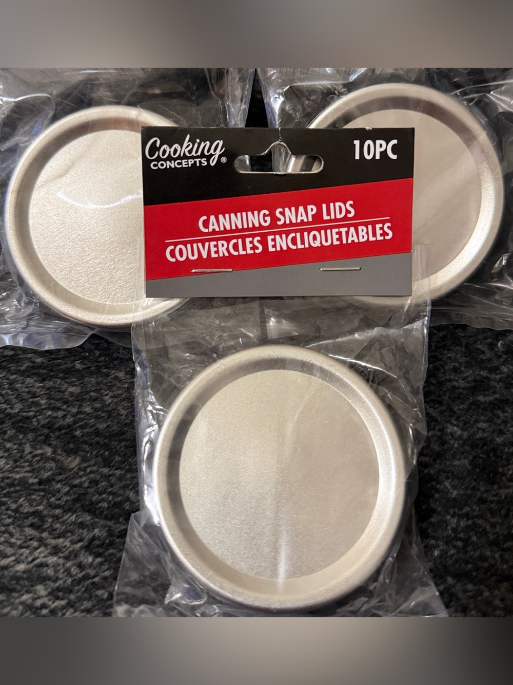 Cooking Concepts 10pc Canning Snap Lids